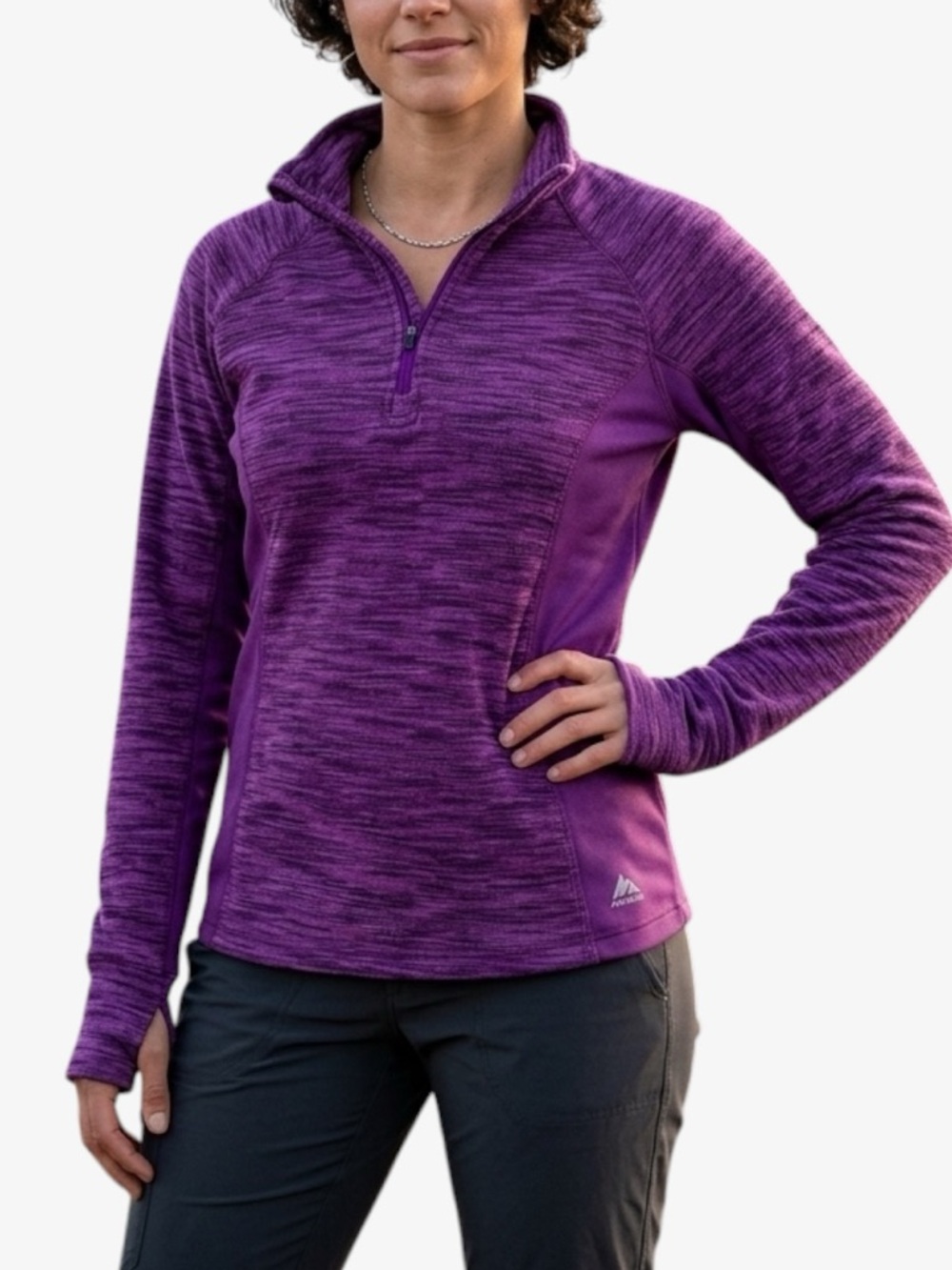 RBX Performance 1/4 Zip Pullover in Purple Space Dye Women’s Size M